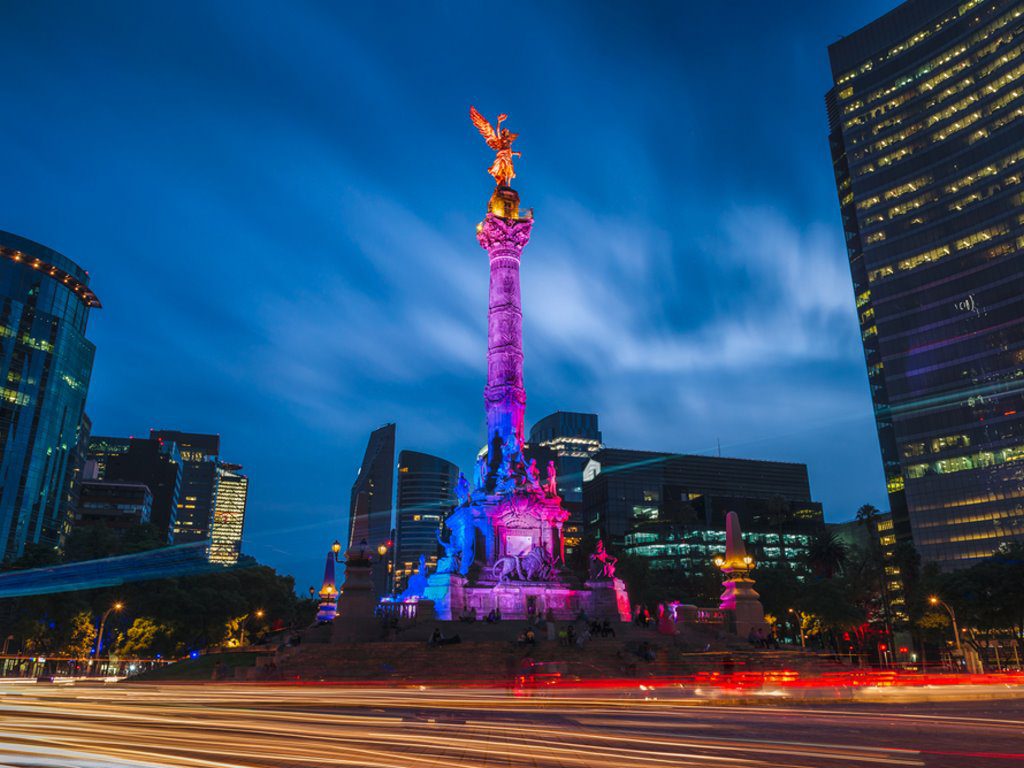 Mexico City by night