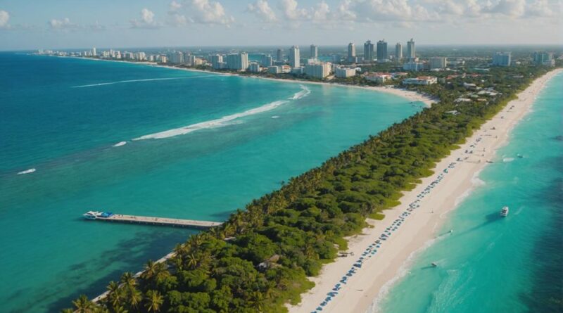 distance between playa del carmen and cancun