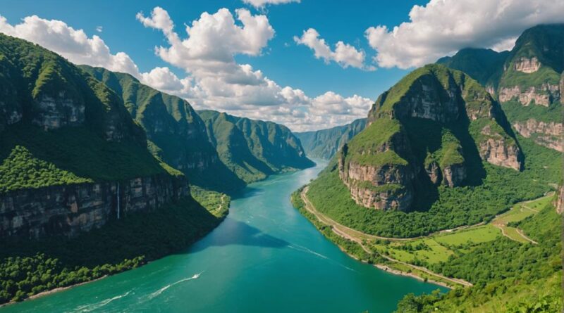impressive canyon in mexico