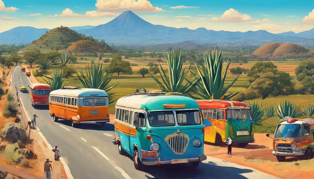 Diversas opciones de transporte disponibles