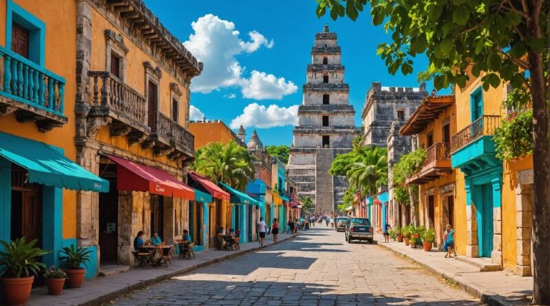 vibrant cities ancient ruins