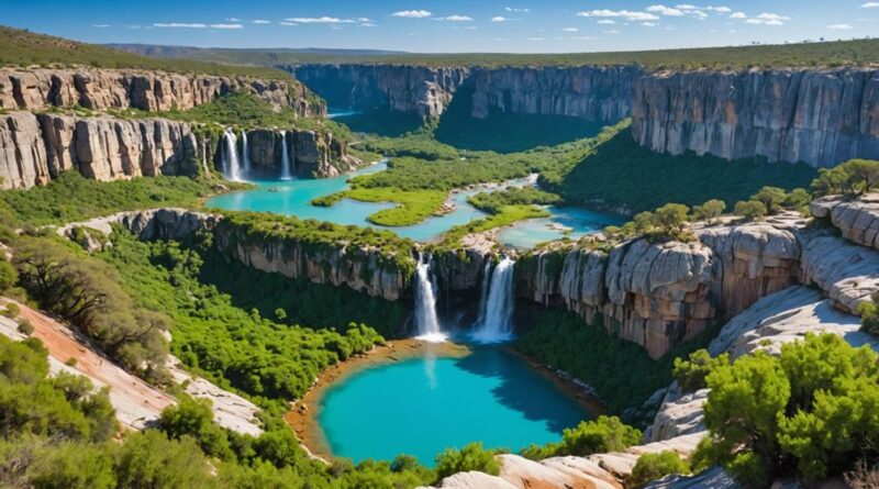 petrified waterfalls in oaxaca