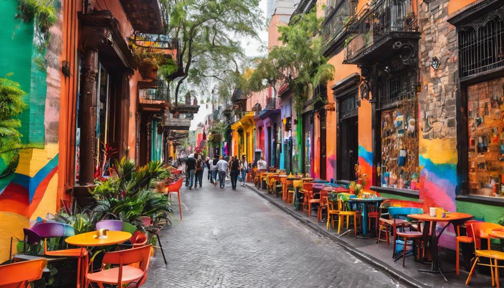 vibrant nightlife district colombia