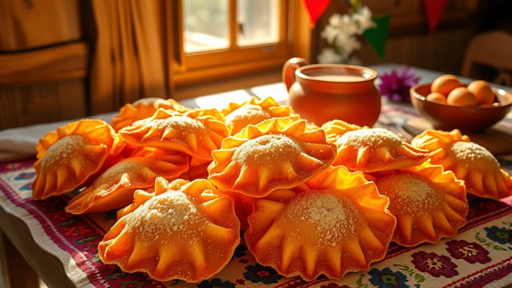 sweet fried delightful snacks
