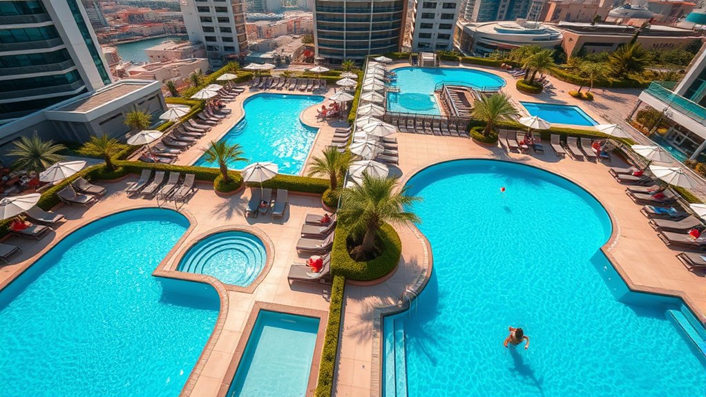 accommodations featuring swimming pools